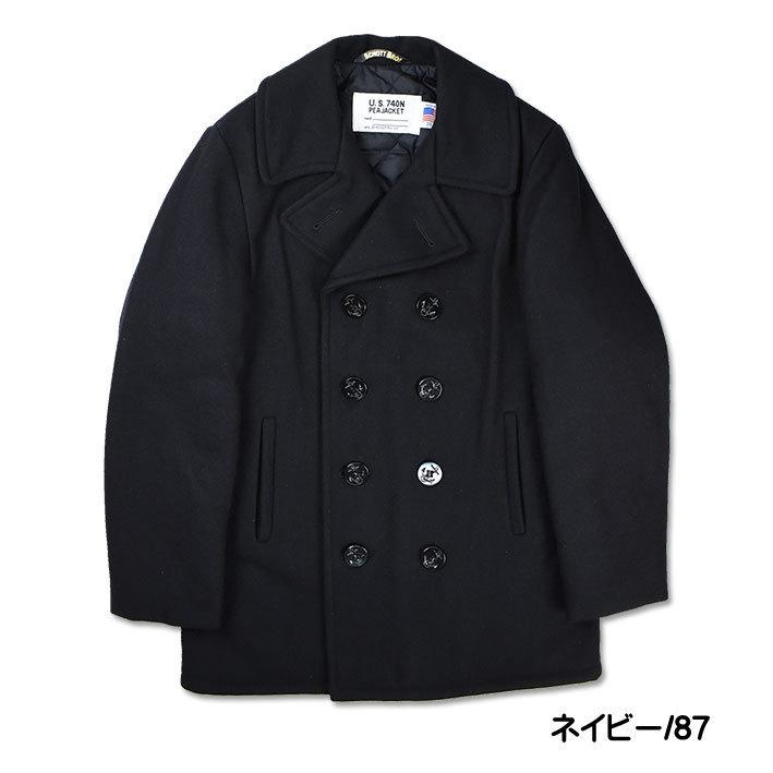 Schott ショット 740US PEACOAT ピーコート ウール メルトン PEACOAT メンズ Made in USA 7658 7821154004｜sanshin｜11