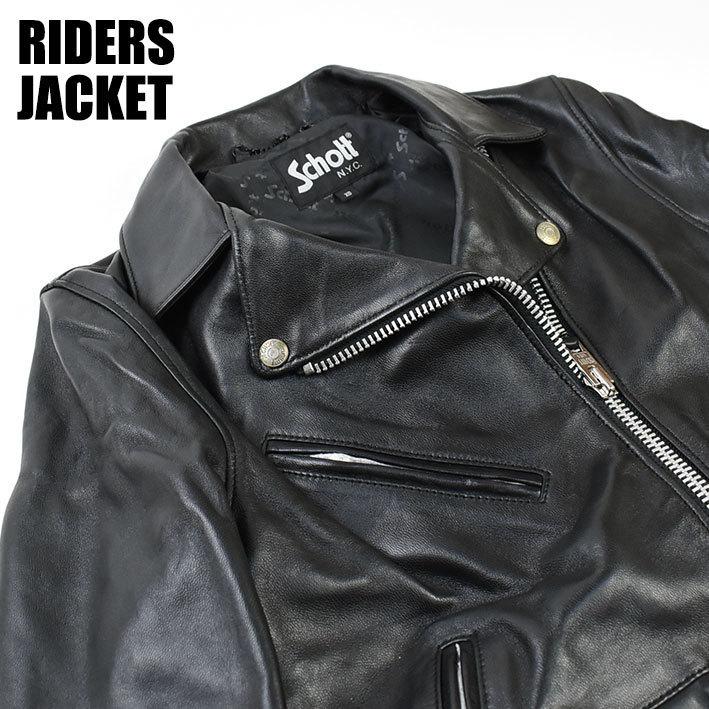 SCHOTT ショット レディース WOMEN's RIDERS JACKET ライダースジャケット シープスキン レザージャケット 革ジャン 3271000｜sanshin｜03