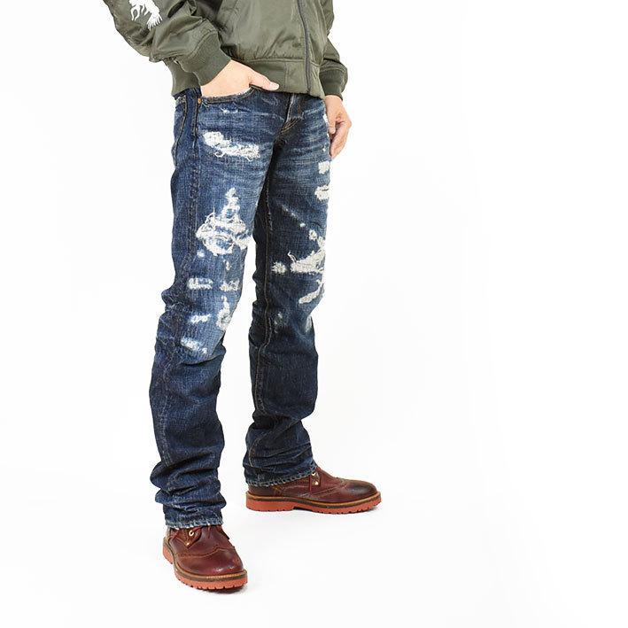 エターナル（ETERNAL） メンズ ジーンズ ローライズ リメイク デニム