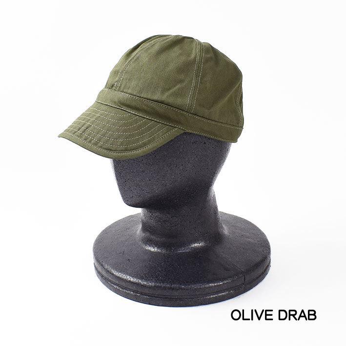 HOUSTON（ヒューストン） USMC HBT CAP ヘリンボーン キャップ 帽子