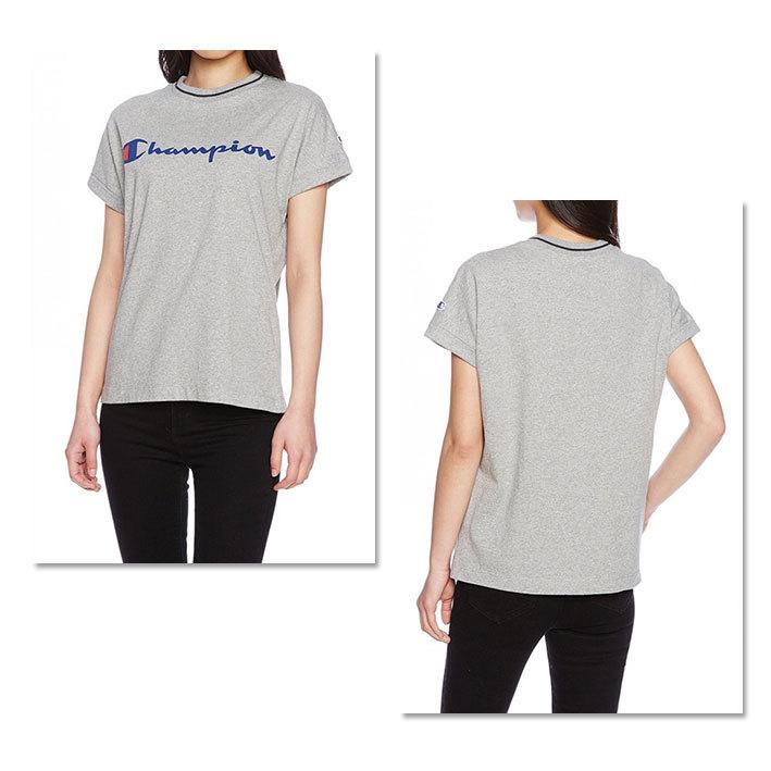 Champion（チャンピオン） セール！ レディース ラインリブ 半袖T