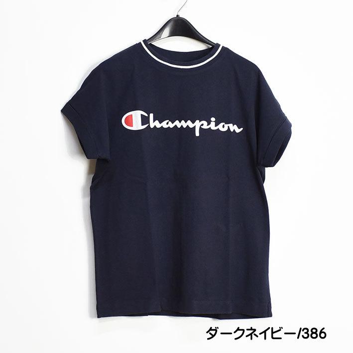 Champion（チャンピオン） セール！ レディース ラインリブ 半袖T