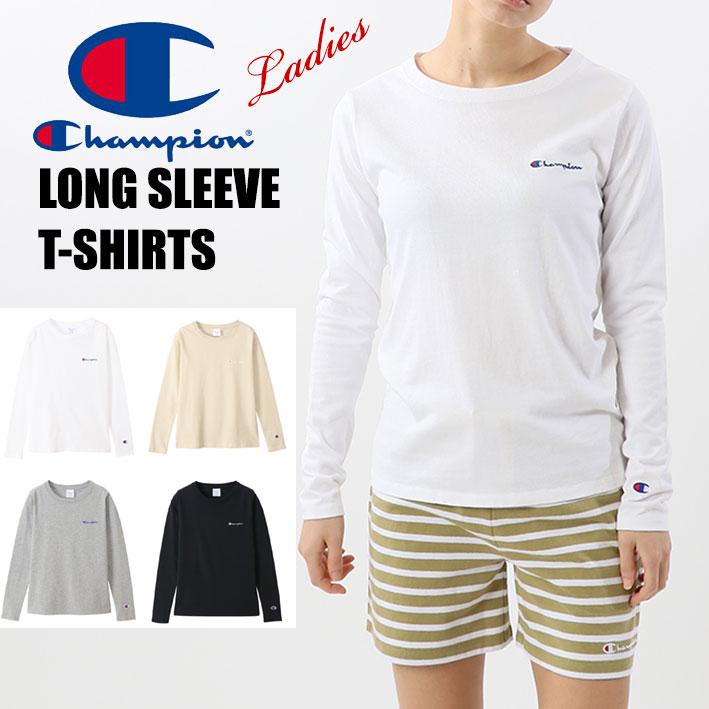 Champion（チャンピオン） セール レディース ワンポイント 長袖T