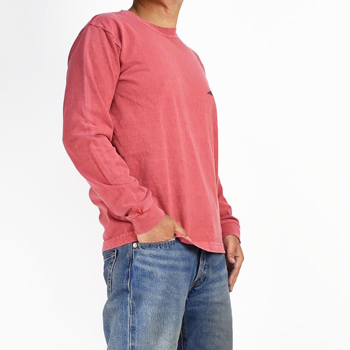 BARNS バーンズ 長袖Tシャツ LOON LAKE VINTAGE-LIKE T-SHIRTS ピグメント加工 プリントTシャツ 日本製 メンズ BR-22311｜sanshin｜09