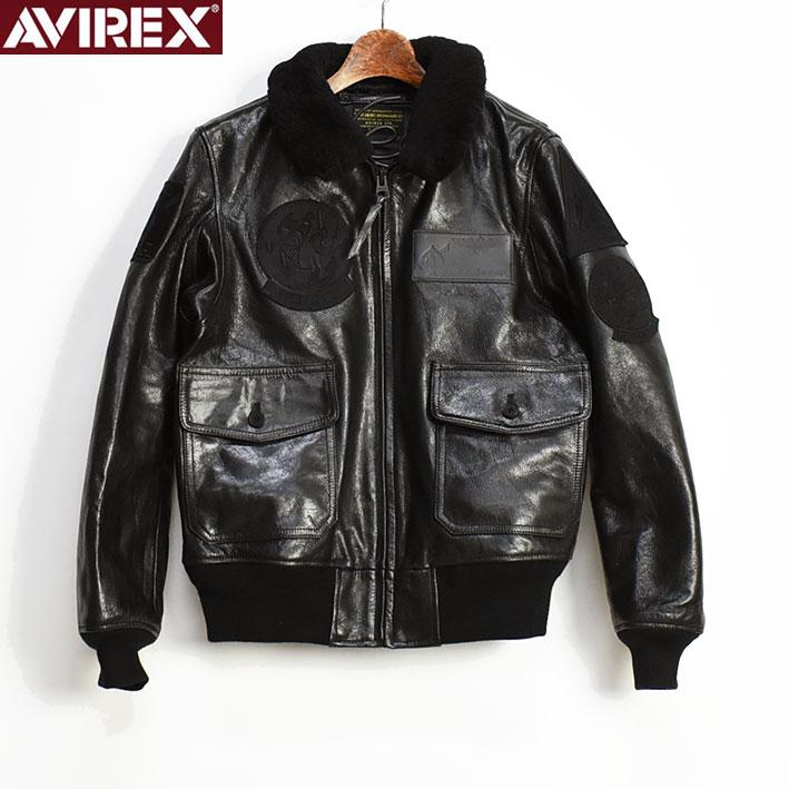 AVIREX アビレックス REBUILD COLLECTION G-1 BLACK ACES レザー AVIREX アビレックス REBUILD COLLECTION G-1 BLACK ACES レザー