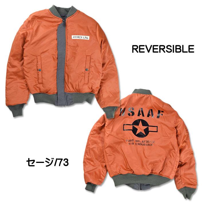 AVIREX アビレックス REBUILD COLLECTION MA-1 STENCIL リビルド AVIREX アビレックス REBUILD COLLECTION MA-1 STENCIL リビルド