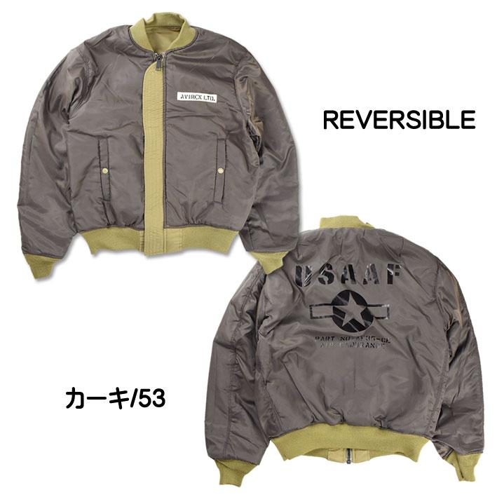 AVIREX アビレックス REBUILD COLLECTION MA-1 STENCIL リビルド AVIREX アビレックス REBUILD COLLECTION MA-1 STENCIL リビルド