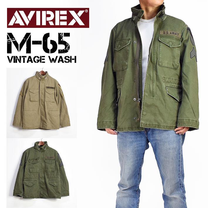 セール！ AVIREX アビレックス ビンテージ ウォッシュ タイプ M-65