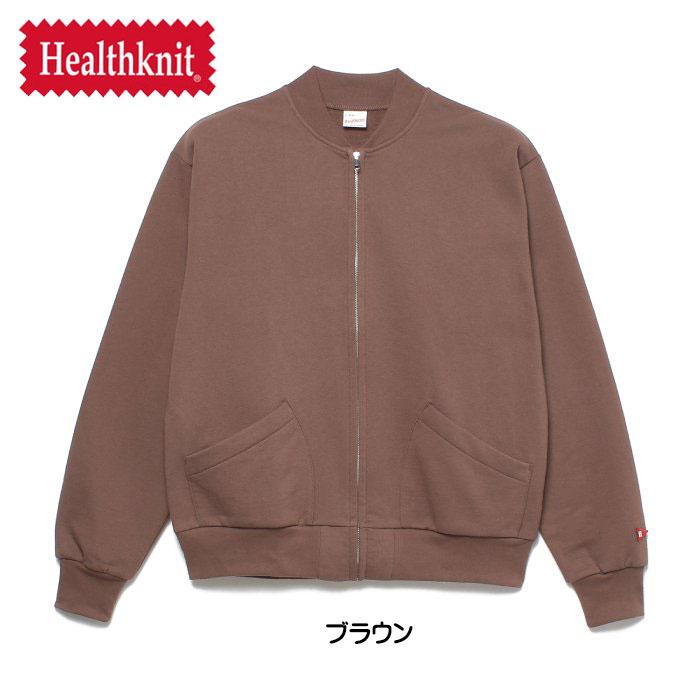 Healthknit ヘルスニット ジップフロント スウェットジャケット Healthknit ヘルスニット ジップフロント スウェットジャケット