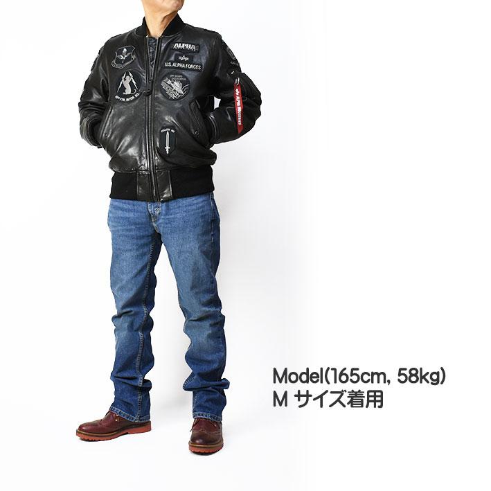 Alpha Industries ALPHA アルファ フルパッチ レザー MA-1 MA1 Alpha Industries ALPHA アルファ フルパッチ レザー MA-1 MA1