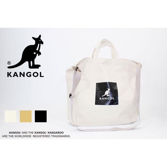 KANGOL（カンゴール） キャンバス 2WAY ショルダーバッグ トートバッグ