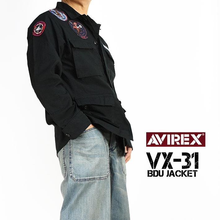 AVIREX アヴィレックス BDUジャケット VX-31 ブラック XXL AVIREX アヴィレックス BDUジャケット VX-31 ブラック XXL