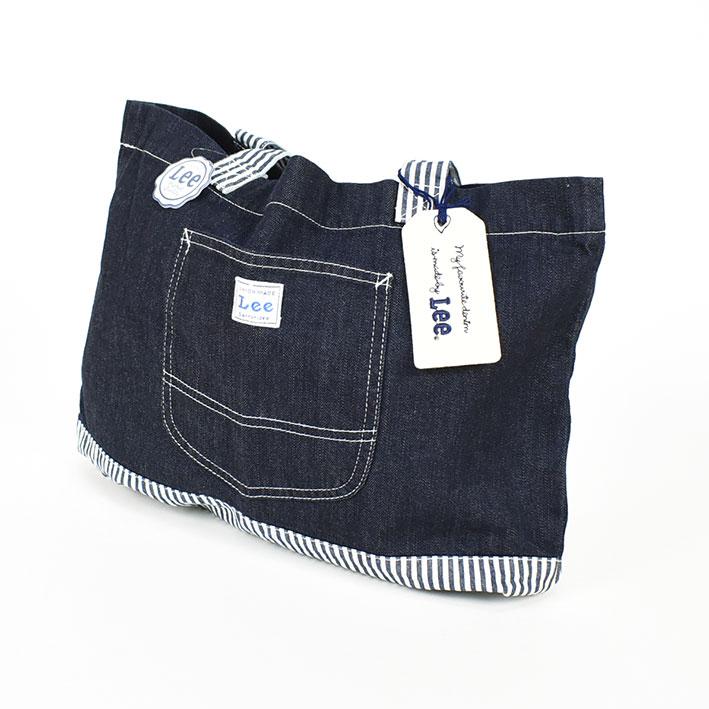 Lee（リー） セール！ レッスン トートバッグ デニム ヒッコリー