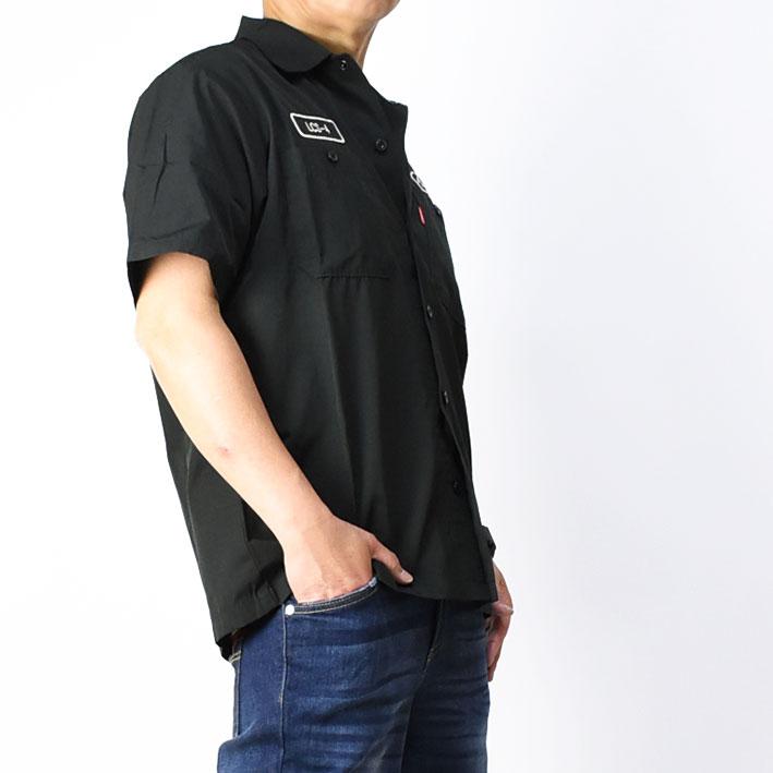 AVIREX アビレックス 半袖 ワークシャツ USN SHORT SLEEVE WORK SHIRT U.S.N. 刺繍 半袖シャツ ミリタリー メンズ 7833123009｜sanshin｜09