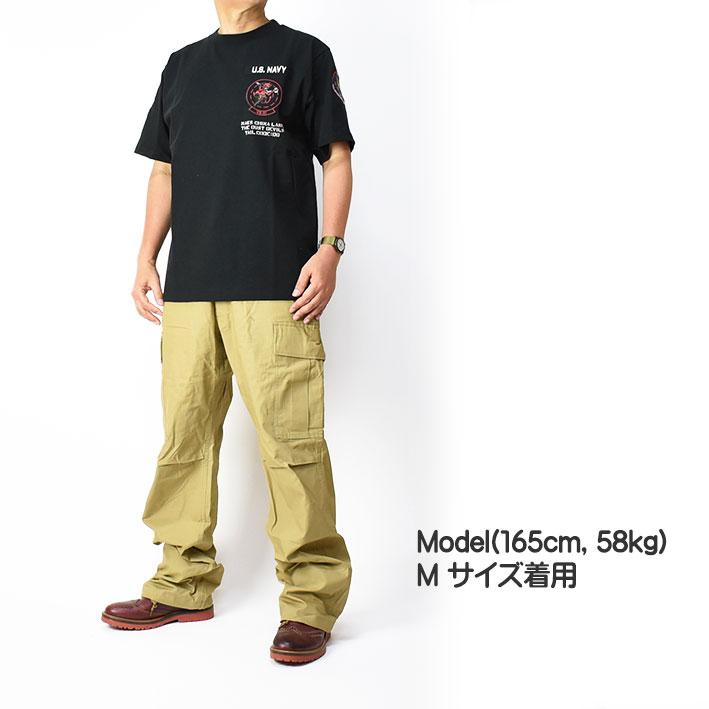 AVIREX アビレックス 半袖Tシャツ SQAD PATCH DUST DEVILS ミリタリーTシャツ メンズ 7833134046｜sanshin｜08