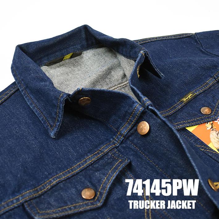 Wrangler ラングラー 74145PW デニムジャケット Gジャン TRUCKER Wrangler ラングラー 74145PW デニムジャケット Gジャン TRUCKER