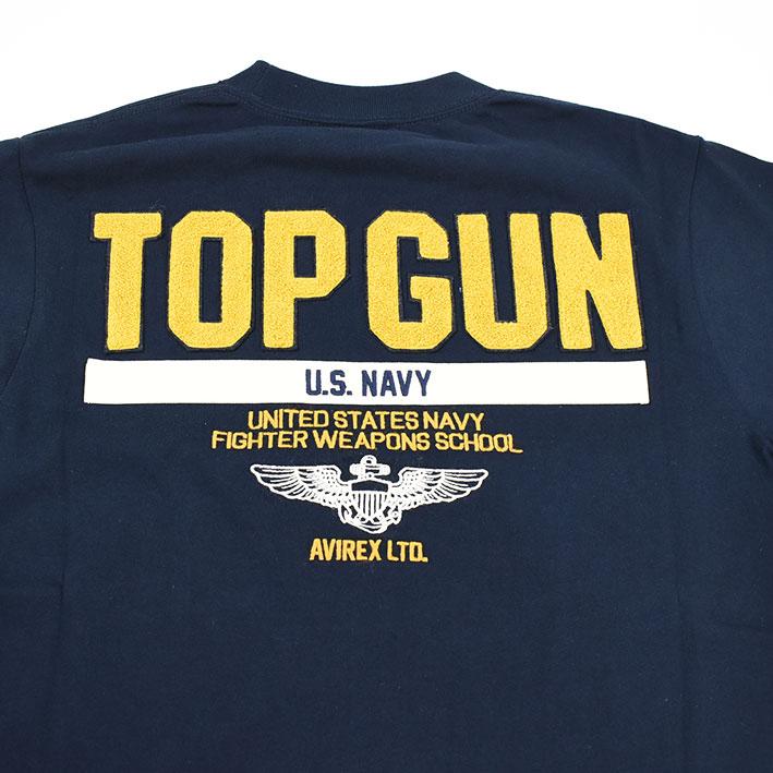 AVIREX アビレックス 長袖Tシャツ TOP GUN トップガン AVIREX アビレックス 長袖Tシャツ TOP GUN トップガン