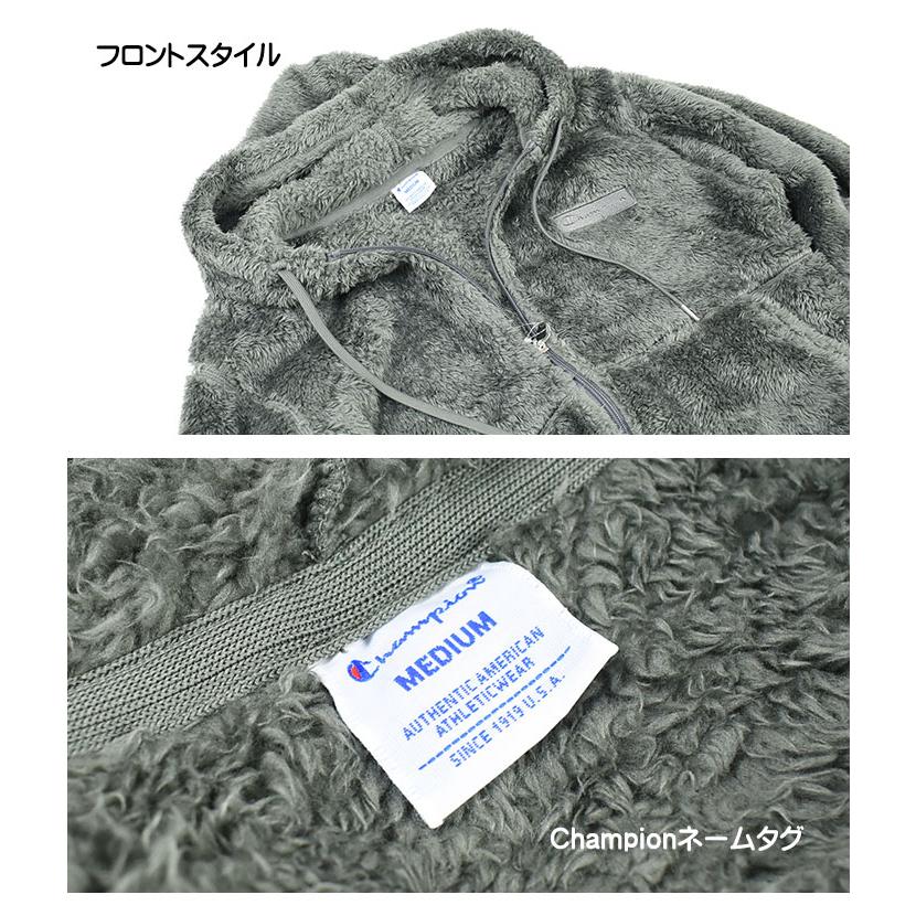 Champion チャンピオン ボア フリースジャケット ジップフーデッドジャケット メンズ レディース ユニセックス C3-Y615｜sanshin｜13