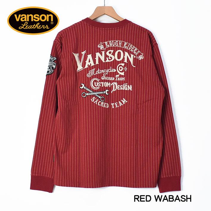 VANSON バンソン 長袖Tシャツ CUSTOM DESIGN カスタムデザイン VANSON バンソン 長袖Tシャツ CUSTOM DESIGN カスタムデザイン