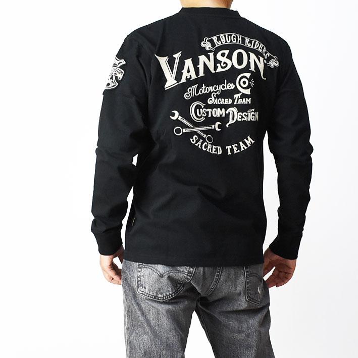 VANSON バンソン 長袖Tシャツ CUSTOM DESIGN カスタムデザイン VANSON バンソン 長袖Tシャツ CUSTOM DESIGN カスタムデザイン