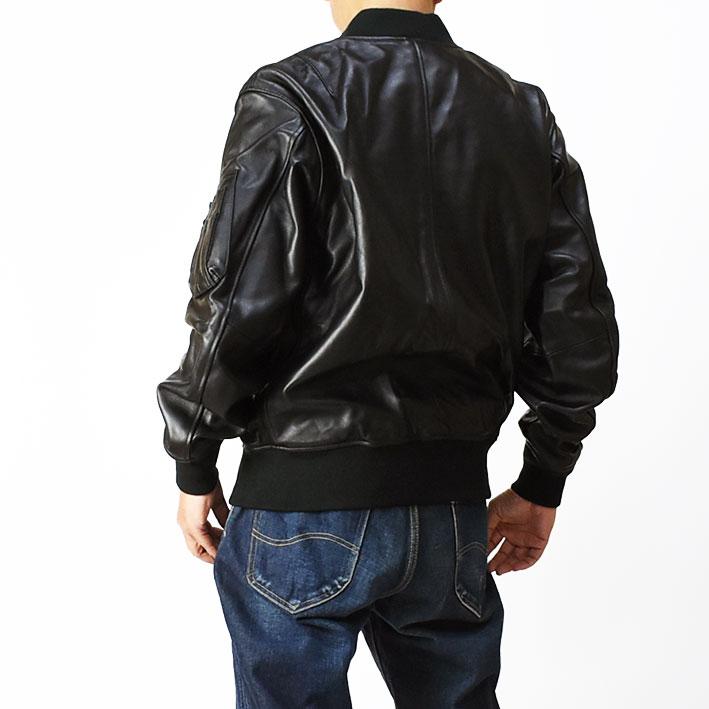 AVIREX アビレックス シープスキン レザー MA-1 LEATHER 革 AVIREX アビレックス シープスキン レザー MA-1 LEATHER 革