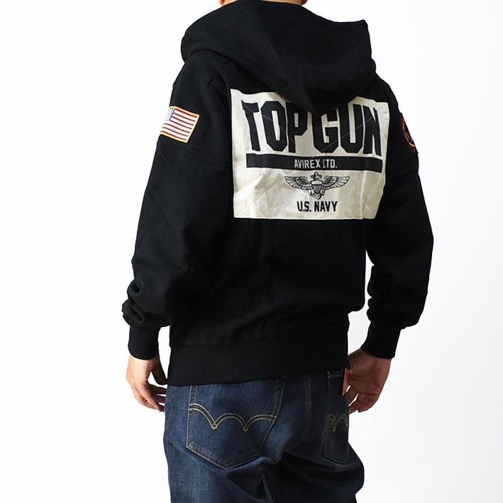 AVIREX アビレックス ジップパーカー DUST DEVILS TOP GUN AVIREX アビレックス ジップパーカー DUST DEVILS TOP GUN