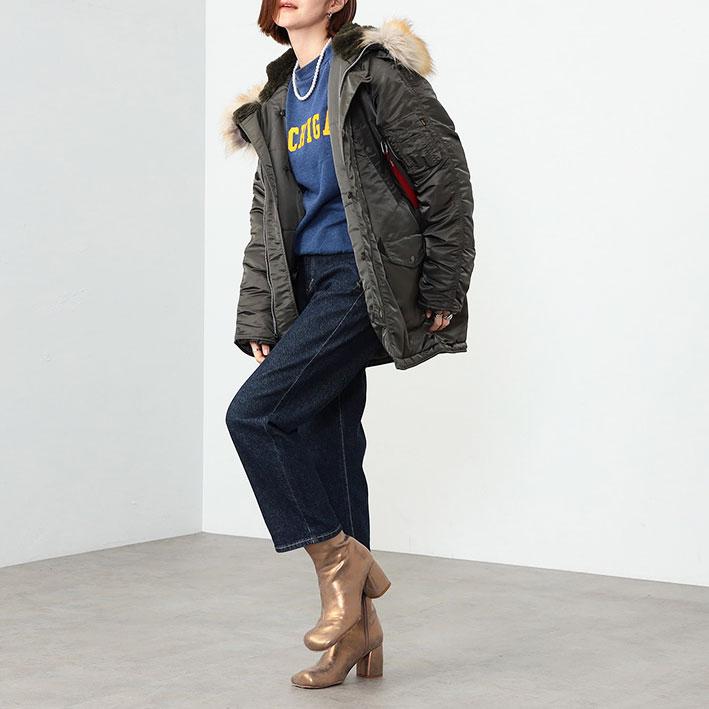 Alpha Industries ALPHA アルファ レディース N-3B ミリタリー Alpha Industries ALPHA アルファ レディース N-3B ミリタリー