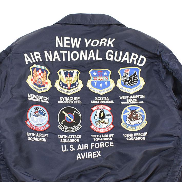 AVIREX アビレックス CWU-36P NEW YORK AIR NATIONAL GUARD AVIREX アビレックス CWU-36P NEW YORK AIR NATIONAL GUARD