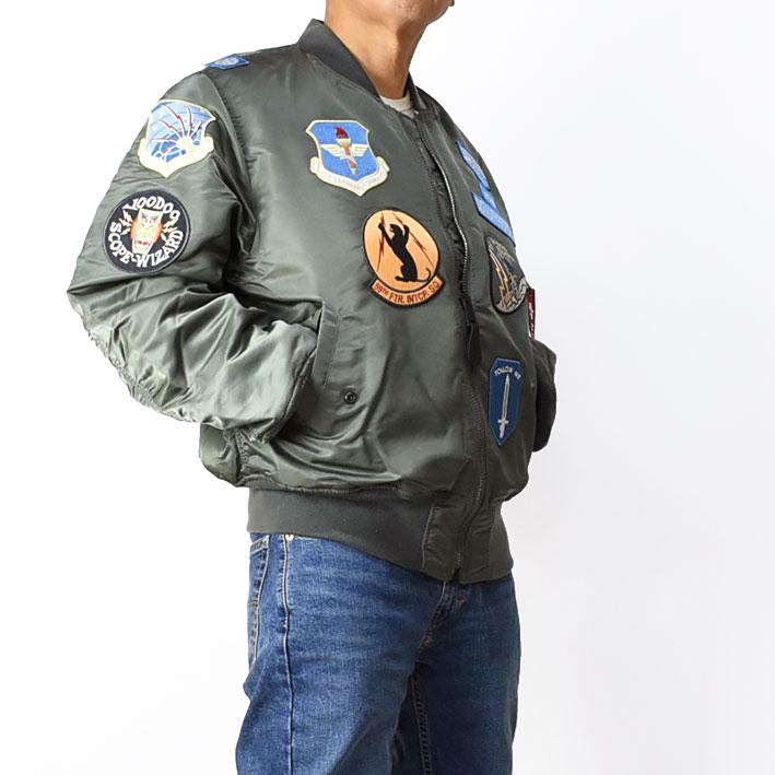 Alpha Industries ALPHA アルファ フルパッチ MA-1 INDUSTRIES Alpha Industries ALPHA アルファ フルパッチ MA-1 INDUSTRIES