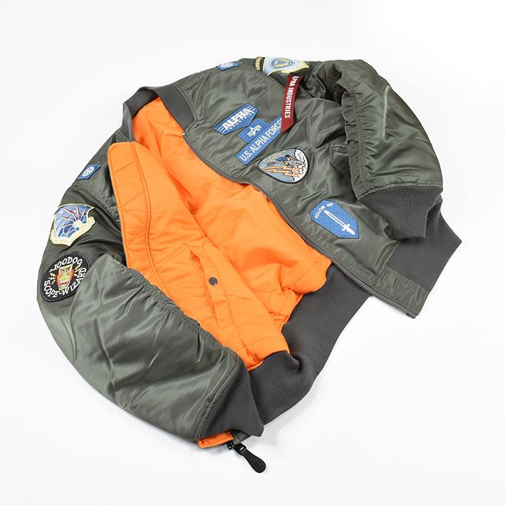 Alpha Industries ALPHA アルファ フルパッチ MA-1 INDUSTRIES Alpha Industries ALPHA アルファ フルパッチ MA-1 INDUSTRIES