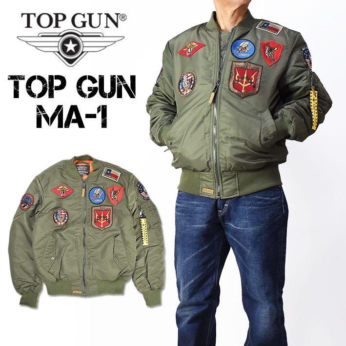TOP GUN トップガン MA-1 ボンバージャケット ミリタリー TOP GUN トップガン MA-1 ボンバージャケット ミリタリー