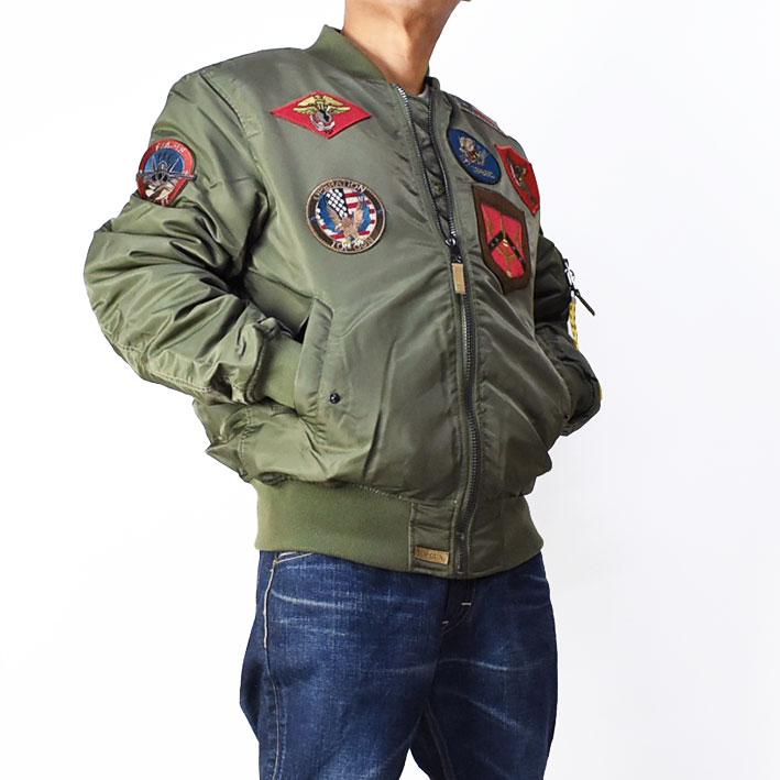 TOP GUN トップガン MA-1 ボンバージャケット ミリタリー TOP GUN トップガン MA-1 ボンバージャケット ミリタリー