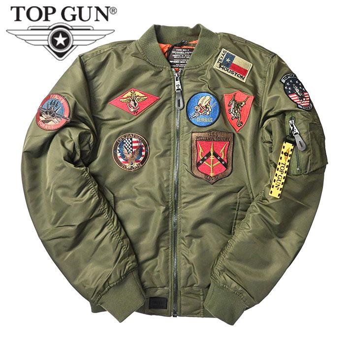 TOP GUN トップガン MA-1 ボンバージャケット MA1 ミリタリー フライト