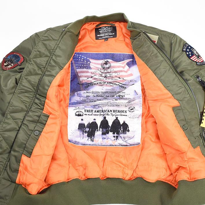 TOP GUN トップガン MA-1 ボンバージャケット ミリタリー TOP GUN トップガン MA-1 ボンバージャケット ミリタリー