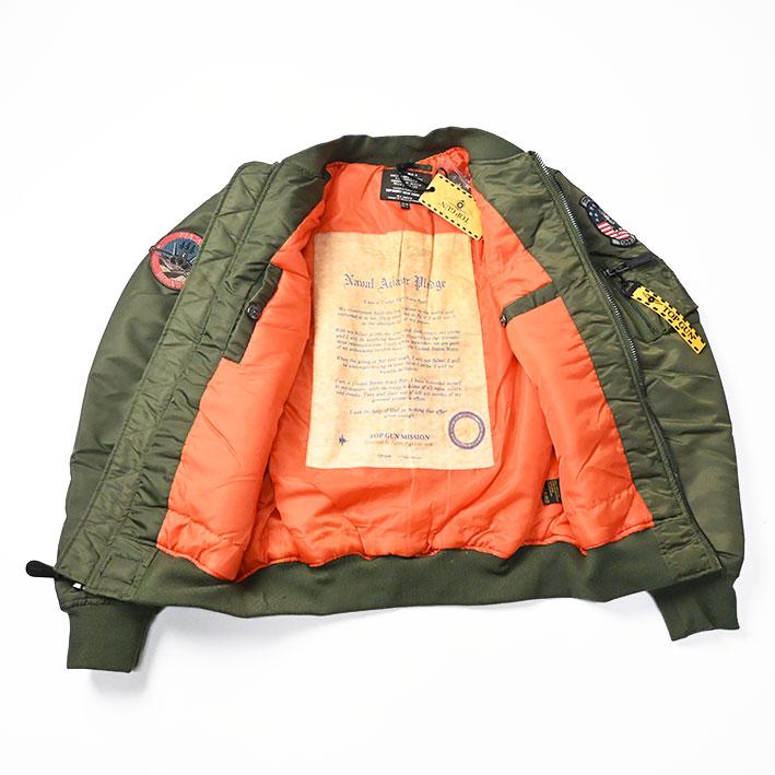 TOP GUN トップガン MA-1 ボンバージャケット MA1 ミリタリー フライト
