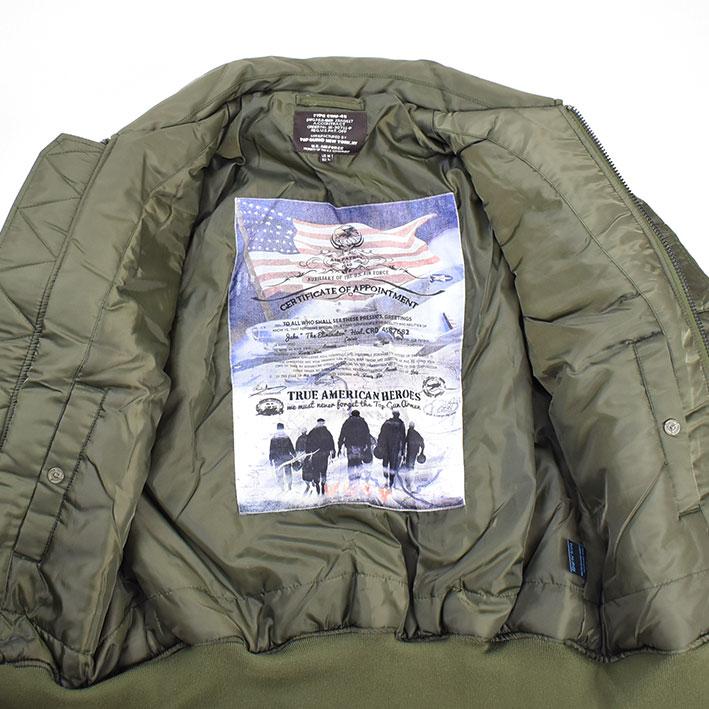 TOP GUN トップガン CWU-45 ミリタリー フライトジャケット TOP GUN トップガン CWU-45 ミリタリー フライトジャケット