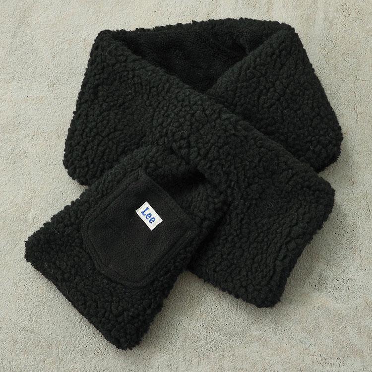 Lee（リー） セール ボアマフラー フリース マフラー ポケット付き