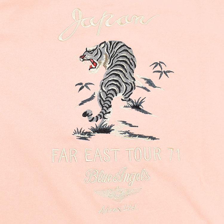 AVIREX アビレックス 長袖 刺繍Tシャツ SKA T-SHIRTS ミリタリー AVIREX アビレックス 長袖 刺繍Tシャツ SKA T-SHIRTS ミリタリー
