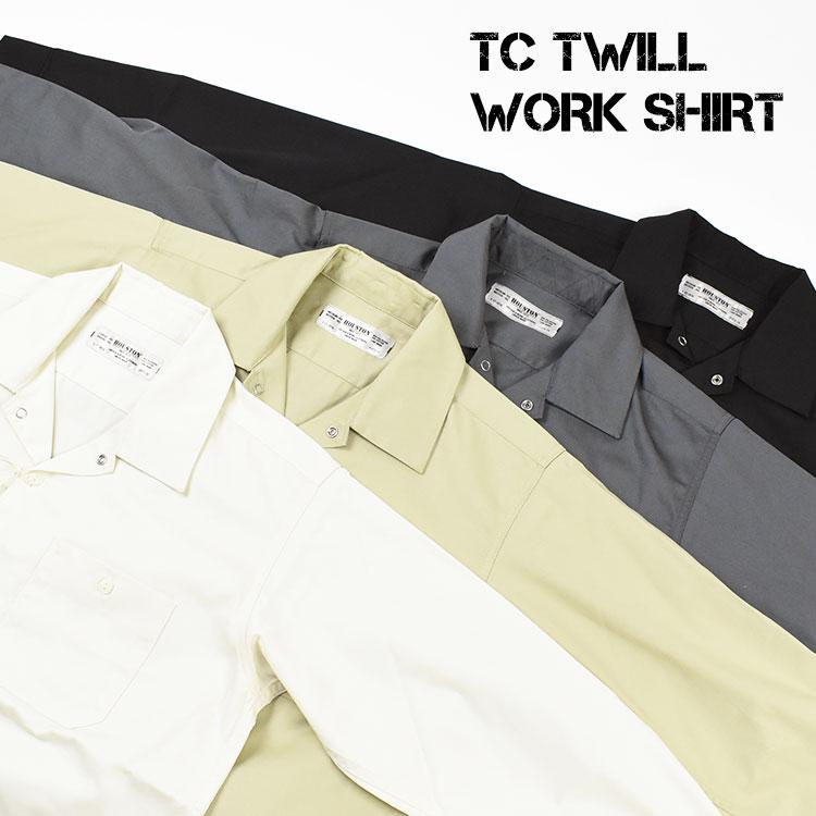 HOUSTON（ヒューストン） TC TWILL WORK SHIRT TCツイルワークシャツ