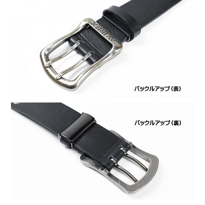 AVIREX アビレックス ダブルピン レザーベルト ミリタリー 日本 AVIREX アビレックス ダブルピン レザーベルト ミリタリー 日本