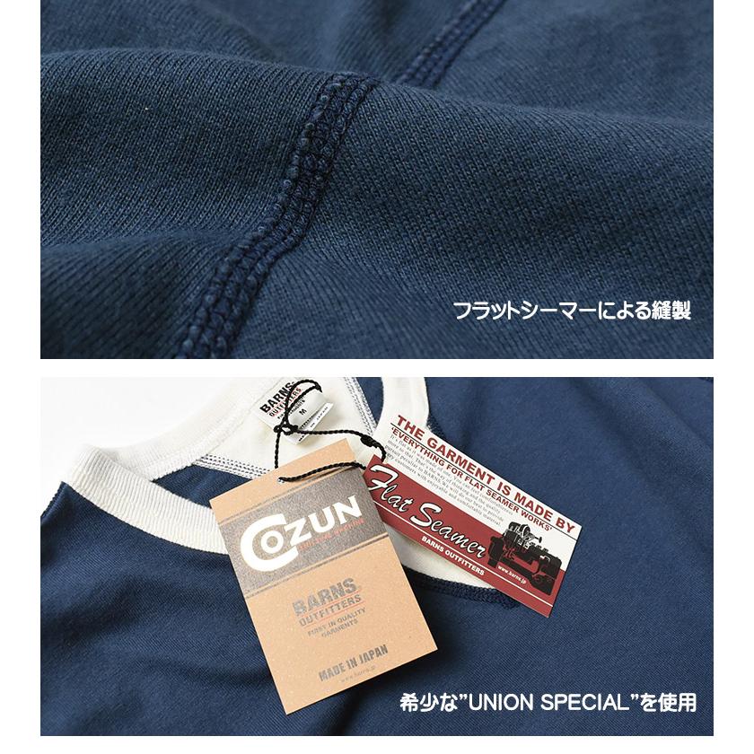 BARNS OUTFITTERS セール バーンズ リンガー 半袖Tシャツ BARNS OUTFITTERS セール バーンズ リンガー 半袖Tシャツ