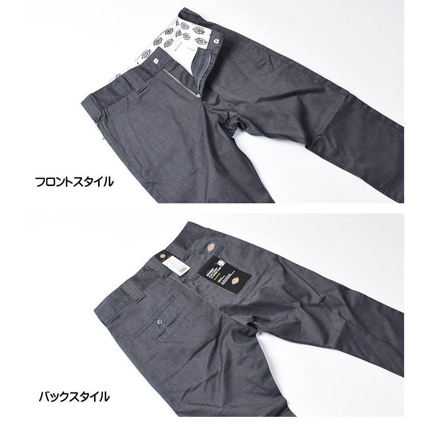 DICKIES ディッキーズ WD5882 フラットフロント TC ワークパンツ ナローパンツ スリムフィット ストレッチ チノパンツ メンズ｜sanshin｜19