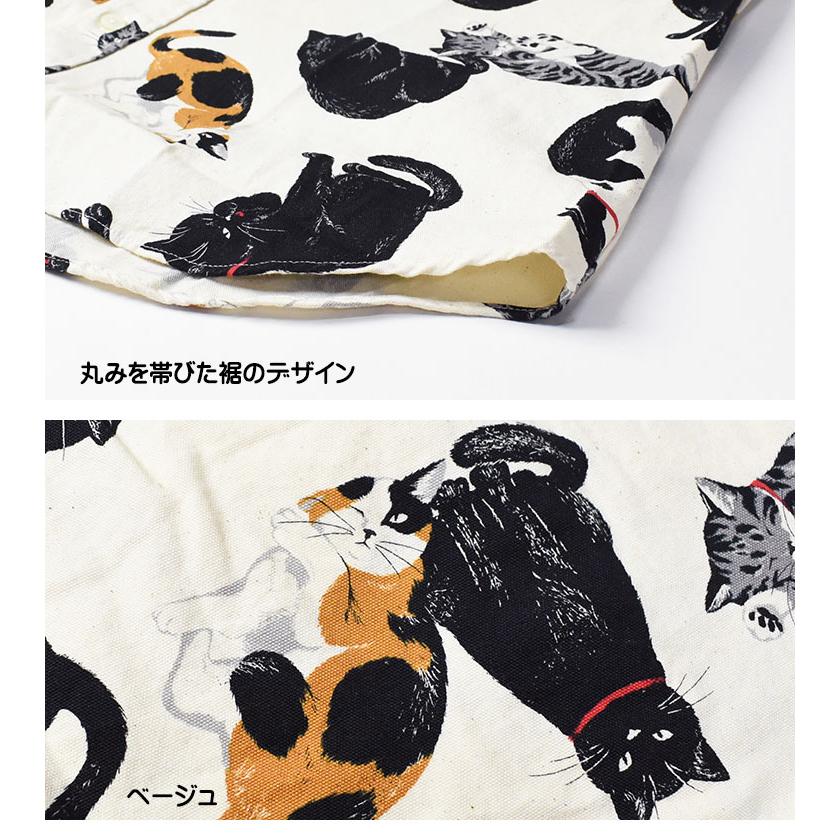 CIAO（チャオ） 半袖シャツ 猫 COTTON PRINT SHIRTS CAT メンズ ねこ