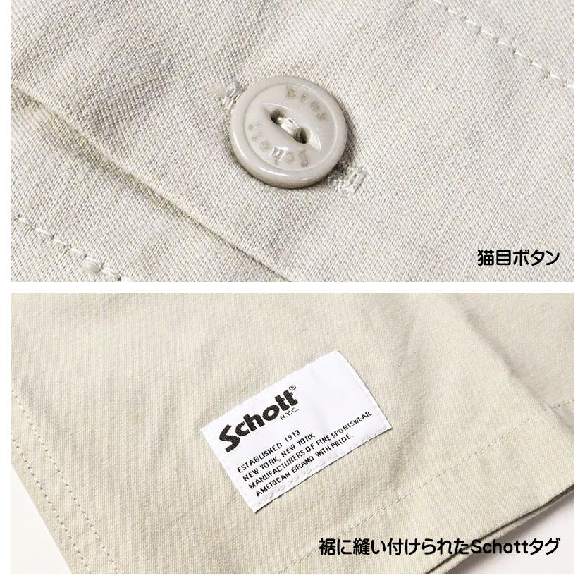 Schott N.Y.C（ショット） Schott PLAIN NC WORK SHIRT ナイロン