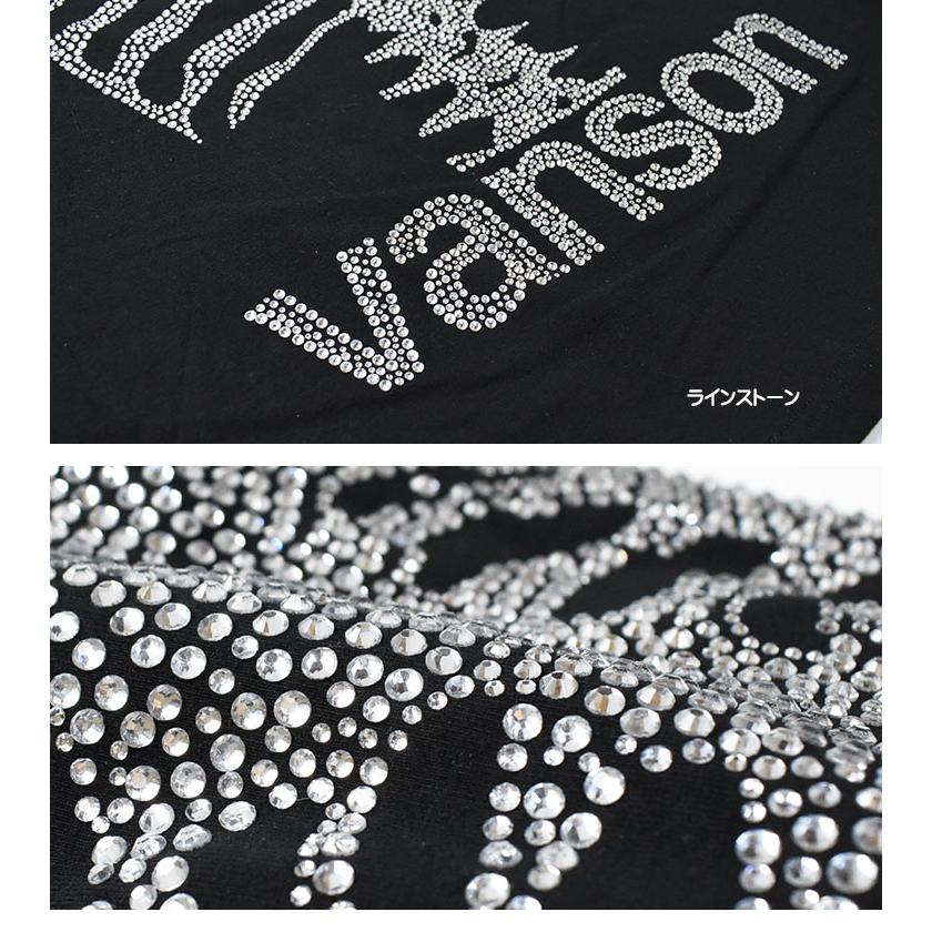VANSON（バンソン） 50周年記念モデル 半袖Tシャツ ラインストーン
