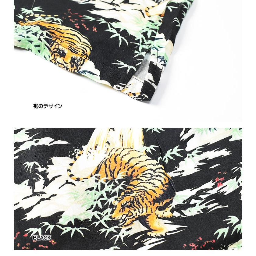 XXL新品未使用　HOUSTONレーヨンアロハシャツ　和柄虎　ジャパン XXL新品未使用 HOUSTONレーヨンアロハシャツ 和柄虎 ジャパン