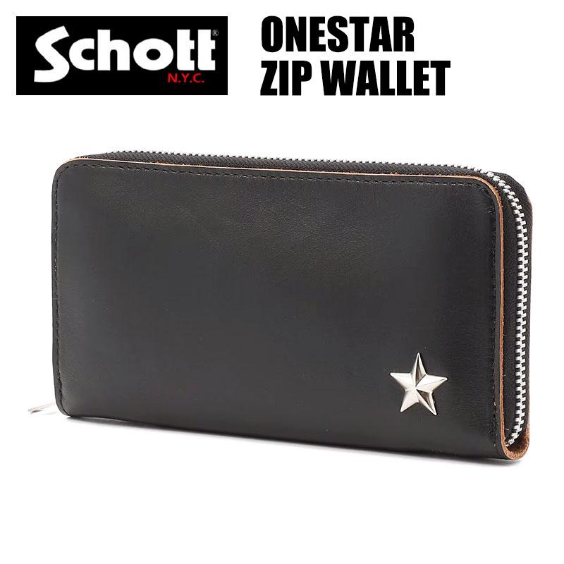 Schott N.Y.C ショット ワンスター ジップウォレット PERFECT Schott N.Y.C ショット ワンスター ジップウォレット PERFECT