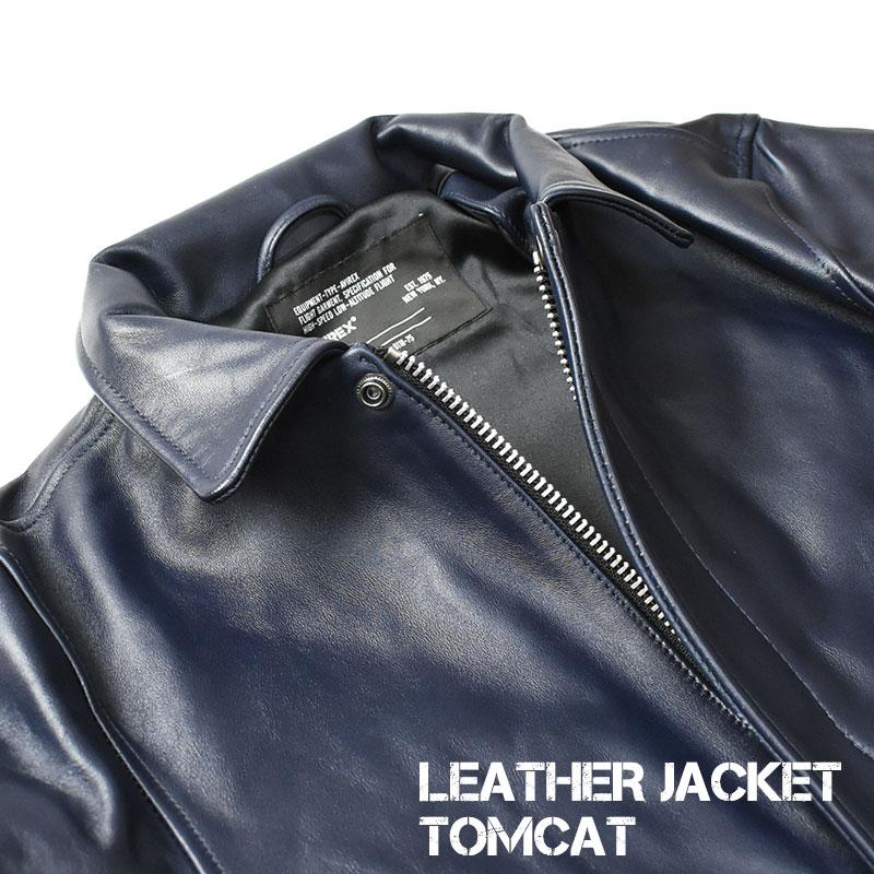 AVIREX アビレックス LEATHER JACKET TOMCAT レザー ジャケット AVIREX アビレックス LEATHER JACKET TOMCAT レザー ジャケット