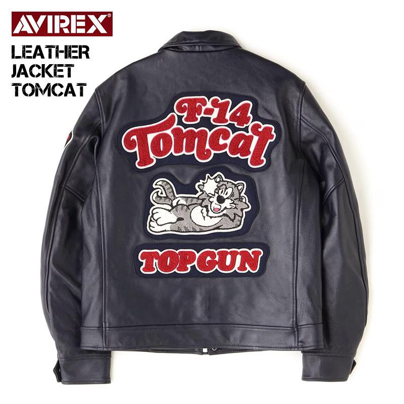 AVIREX アビレックス LEATHER JACKET TOMCAT レザー ジャケット AVIREX アビレックス LEATHER JACKET TOMCAT レザー ジャケット
