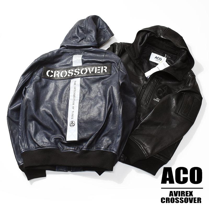AVIREX アビレックス クロスオーバー レザー CWU パーカー ACO AVIREX アビレックス クロスオーバー レザー CWU パーカー ACO